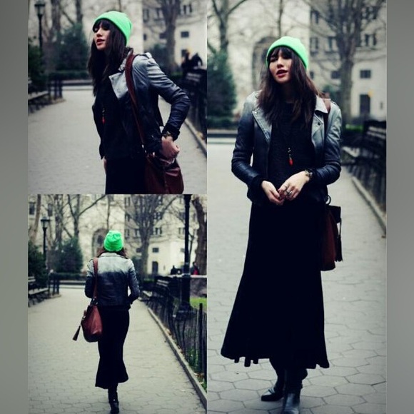 NWT Muubaa ombre color leather jacket - Picture 3 of 11